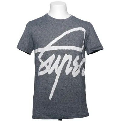 T-shirt (Grijs, Wit) van Superdry Katoen, Polyester