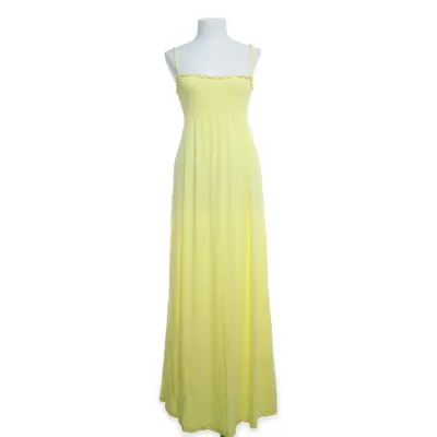 Maxikjole (Gul) fra Bodyflirt Elastan, Viscose