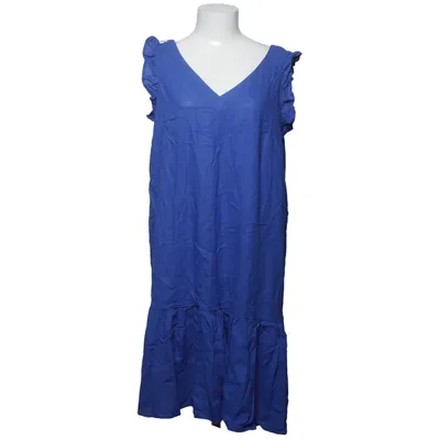 Robe (Bleu) de Pepco Coton, Lin, Viscose