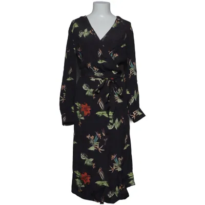 Robe portefeuille (Noir, Multicolore) de Yaya Women Viscose