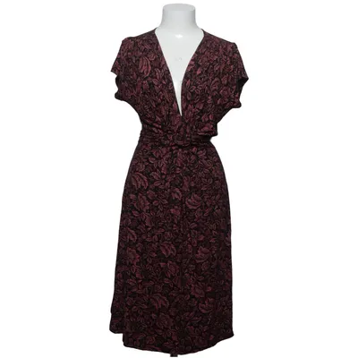 Robe portefeuille (Noir, Rose) de Krisp Élasthane, Viscose