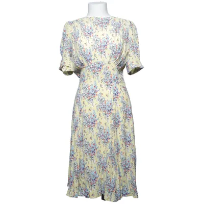 Jurk (Geel, Meerkleurig) van The House of Foxy Viscose