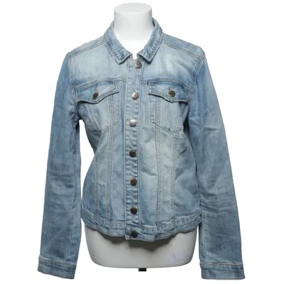 Spijkerjas (Blauw) van Culture Katoen, Elastaan