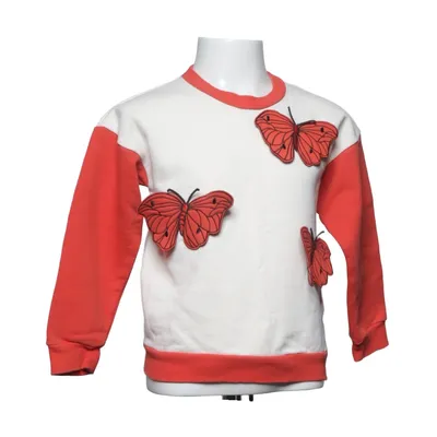 Sweatshirt (White, Red) from Mini Rodini Cotton