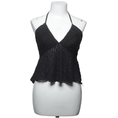 Halternecktopp (Svart) från Shein Elastan, Polyester