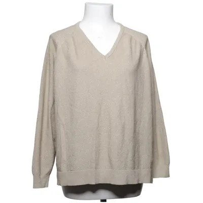 Sweater (Beige) from Encuentro Metallic fiber, Viscose
