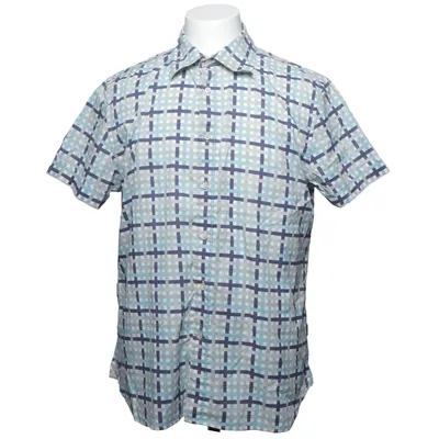 Chemise à manches courtes (Bleu, Beige, Multicolore) de Paul Smith Jeans Coton