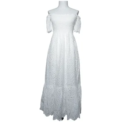 Dress (White) from Mira & Co Cotton, Elastane, Viscose