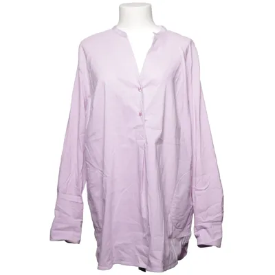 Blouse (Purple) from Le Comte Cotton, Elastane, Polyamide