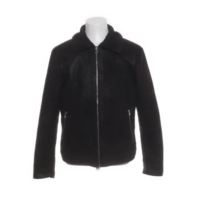 Shearling jacket (Black) from Jack & Jones Polyester, Faux fur, Fox fur