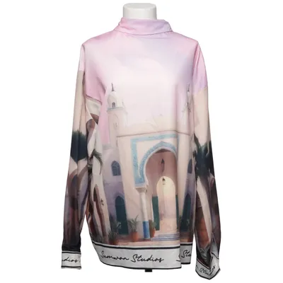 Blouse (Pink, Multicolored) from Sumwon Polyester
