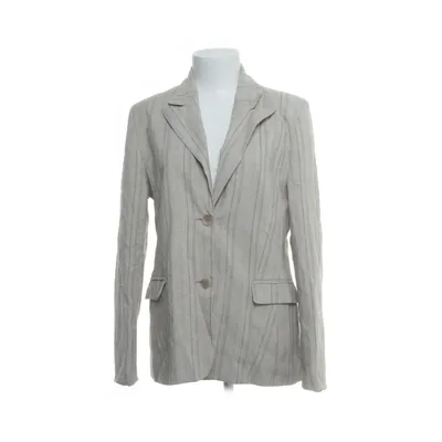 Kavaj (Beige, Flerfärgad) från Flare Collection Linne, Polyester, Viskos