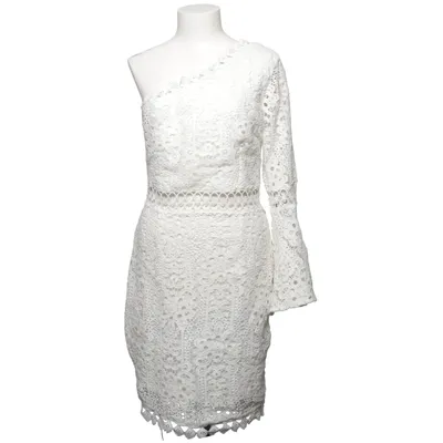 Robe de cocktail (Blanc) de Dennis Maglic Coton, Polyester