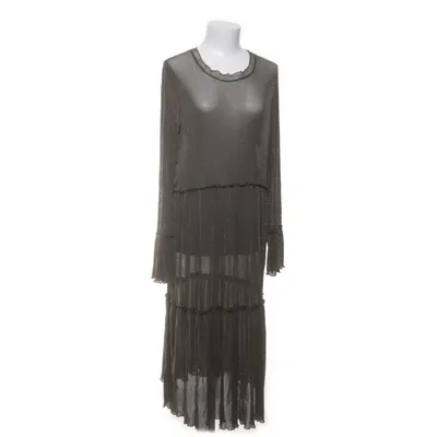 Maxi jurk (Groen) van Moves Elastaan, Metallvezel, Polyamide