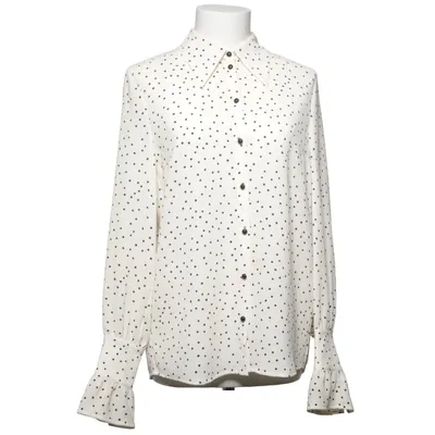 Skjorta (Vit, Svart) från Baum Und Pferdgarten Elastan, Återvunnen polyester