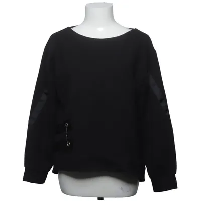 Sweatshirt (Noir) de Cotton Club Coton, Élasthane, Polyester