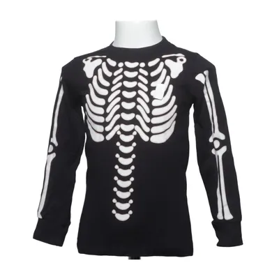 Lange mouwen shirt (Zwart, Wit) van ICA I Love Eco Organisch katoen