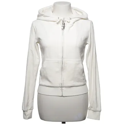 Huvtröja (Vit) från Juicy Couture Bomull, Polyester