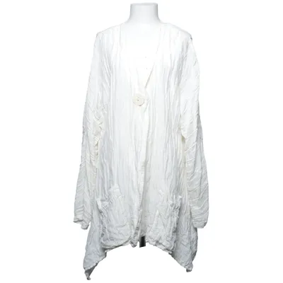 Cardigan (White) from Grizas Linen, Silk