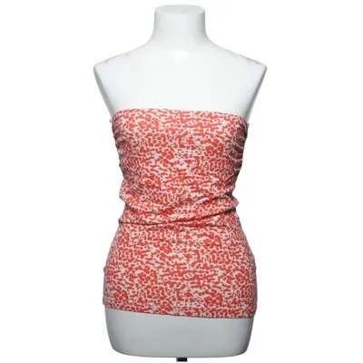 Tube top (Red, White) from H&M Cotton, Elastane