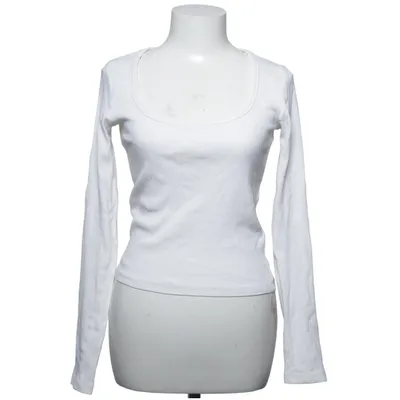 T-shirt à manches longues (Blanc) de Nelly Coton, Élasthane