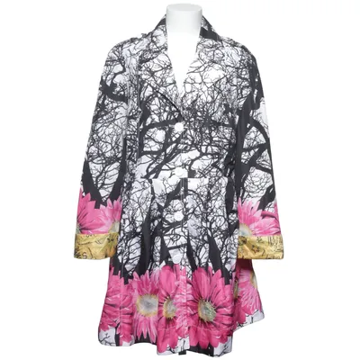 Coat (Black, White, Pink) from Desigual Polyester