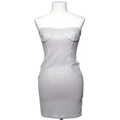 Robe de cocktail (Argent) de Glamorous Collection Élasthane, Polyester