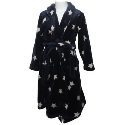 Peignoir (Bleu, Blanc) de Hampton Republic 27 Polyester