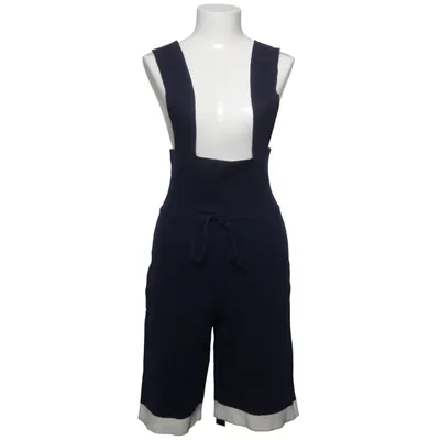 Salopette courte (Bleu, Blanc) de Sonia Rykiel Coton