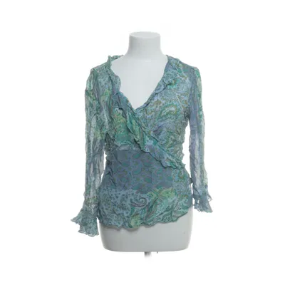 Wrap blouse (Green, Multicolored) from 3 Suisses Viscose