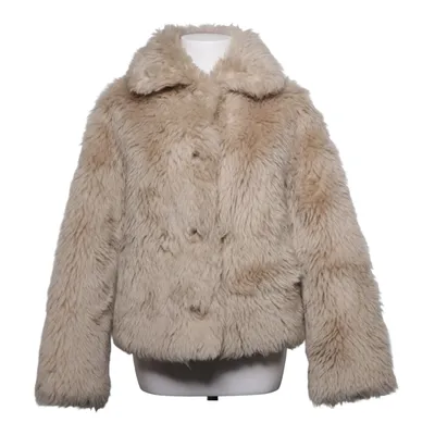 Vinterjacka (Beige) från Meteo by Yves Salomon Bomull, Polyester, Ull