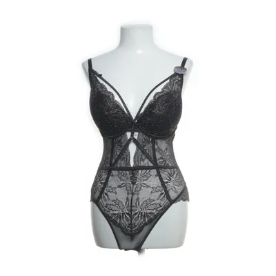 Body (Zwart, Beige) van Censored Katoen, Elastaan, Metallvezel, Polyamide, Polyester