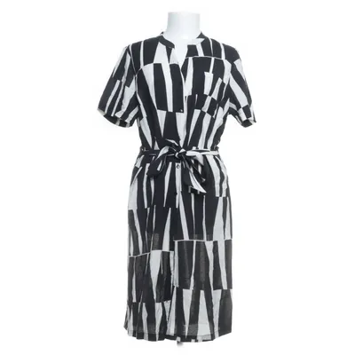 Skjortklänning (Svart, Vit) från Object Nylon, Viskos