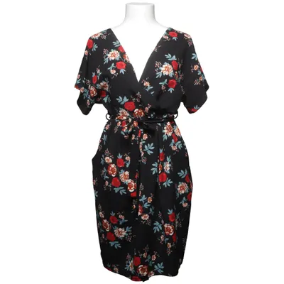 Wikkeljurk (Zwart, Rood, Meerkleurig) van Qed London Elastaan, Polyester