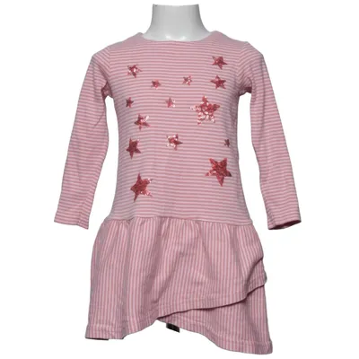 Dress (Pink, White) from Joules Cotton
