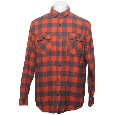 Chemise en flanelle (Orange, Gris) de Burton Coton