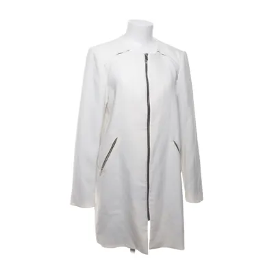 Coat (White) from Carla F Elastane, Polyester, Viscose