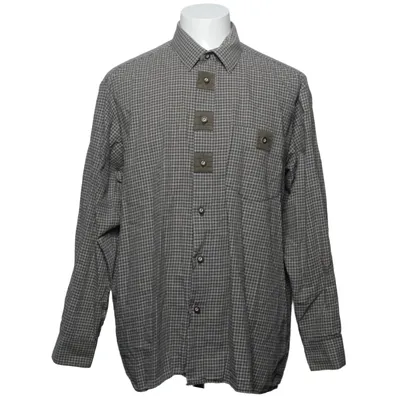 Chemise en flanelle (Gris, Beige) de Luko Coton