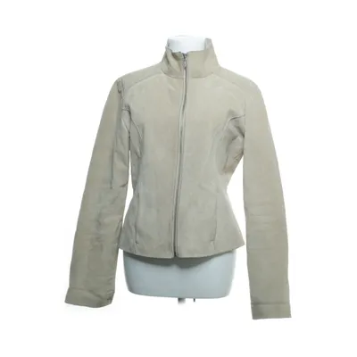 Läderjacka (Beige) från VILA Clothes Mocka, Polyester