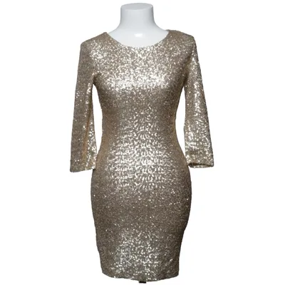 Robe de cocktail (Or) de TFNC London Élasthane, Polyester, Viscose