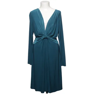 Jurk (Blauw) van Krisp Elastaan, Polyester
