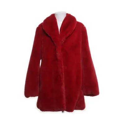Winterjas (Rood) van 7 for All Mankind Polyester, Imitatiebont