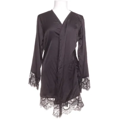 Ochtendjas (Zwart) Elastaan, Polyester