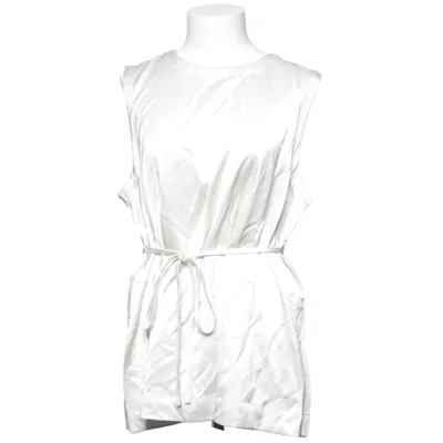 Maternity dress (Beige, White) from H&M Mama Viscose, Polyester, Linen