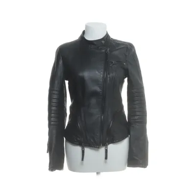 Veste en cuir (Noir) de Zara Basic Cuir