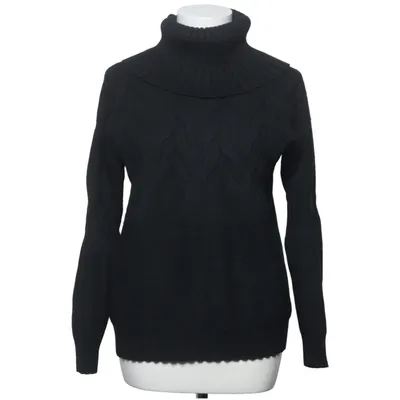 Turtleneck (Black) from Miss You Cashmere, Cotton, Elastane, Wool