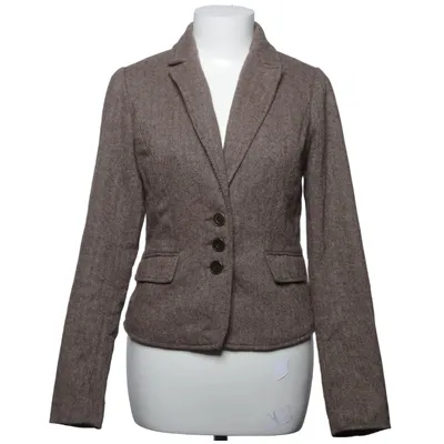 Blazer (Brown) from Cache Cache Polyamide, Polyester, Wool