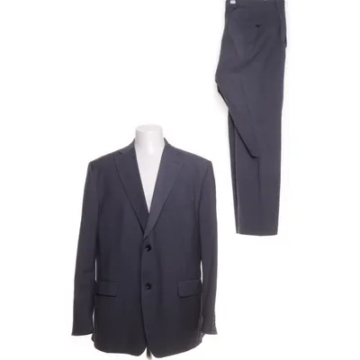 Suit (Blue, White) from Authentic Clothing Company Polyester, Viscose