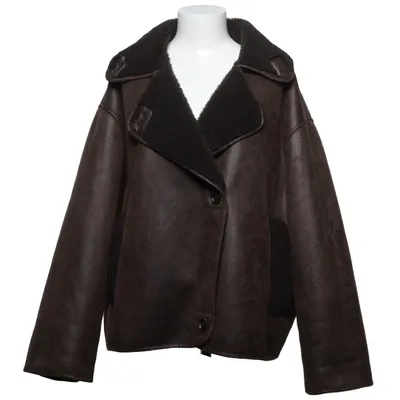 Shearlingjacka (Brun, Svart) från Zara Polyester