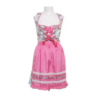 Dirndl (Pink, Multicolored) from Fuchs Trachtenmoden Polyester, Cotton